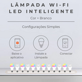 Lâmpada led RGB wi-fi  Inteligente