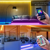 Fita de Led RGB Bluetooth